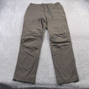 LL Bean Pants Mens 34x33 Brown‎ Cresta Water Resistant Comfort Waist Drawstring
